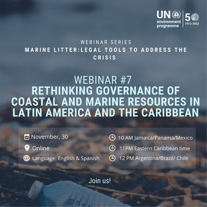 Webinar #7:  Rethinking governance of coastal and marine resources in LAC
