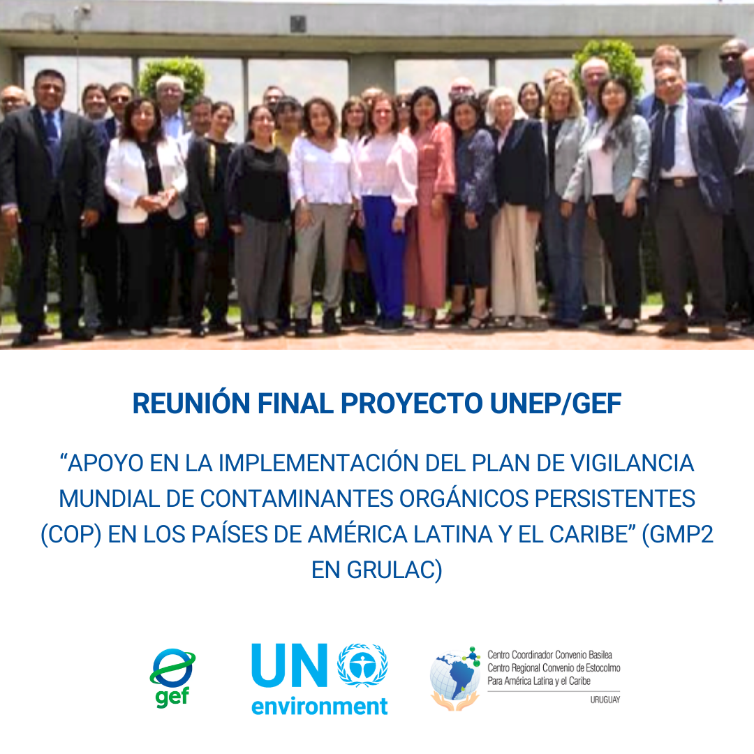Reunión final Proyecto UNEP/GEF – (GMP2 en GRULAC)