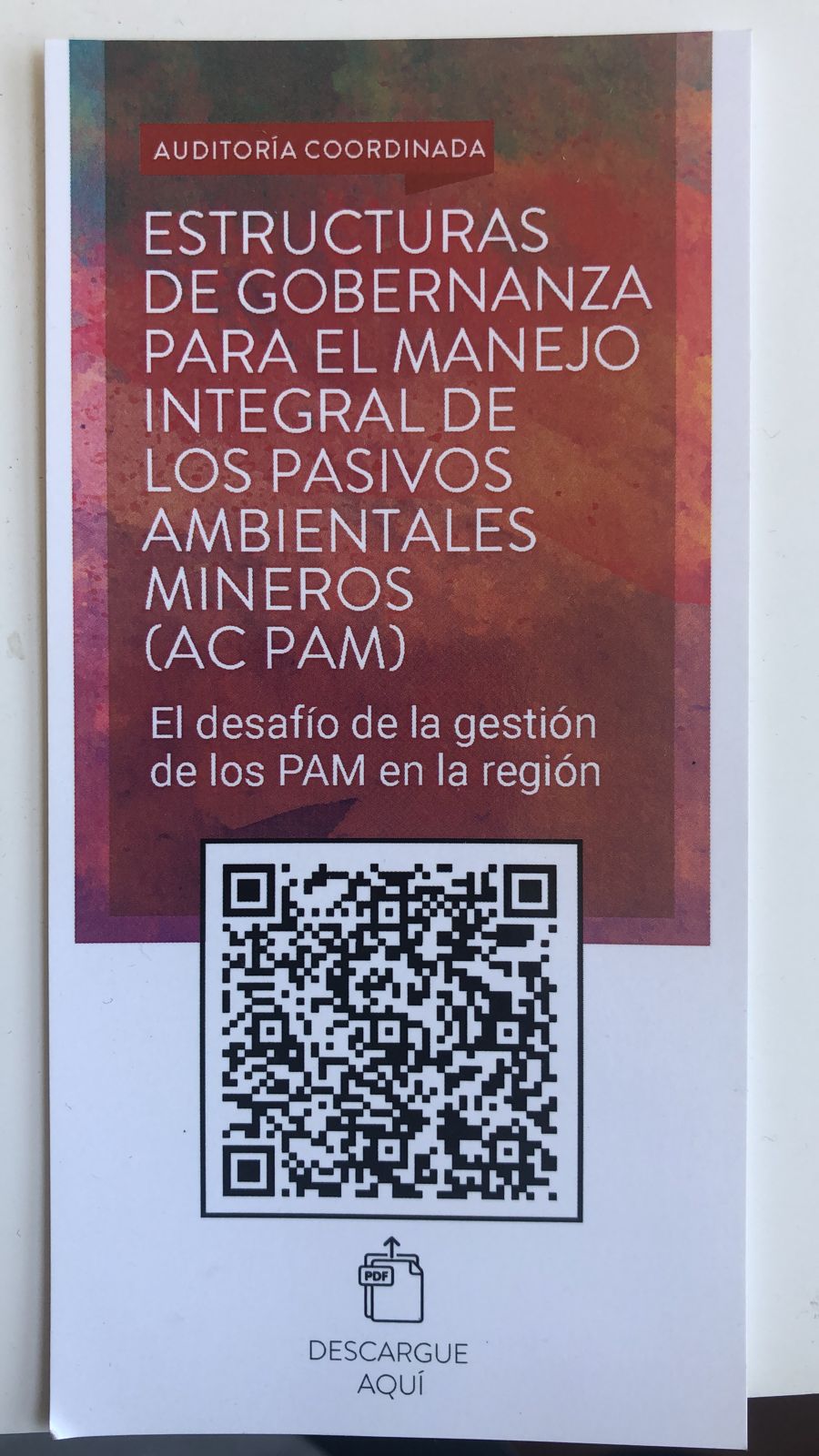 Informe consolidado de la auditoría coordinada sobre la gestión de pasivos ambientales mineros en América latina